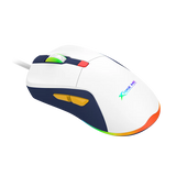 XtrickMe GM-227 Wired Gaming Mouse with 7 Color Backlit, Ergonomic Design, 6 Buttons, 4 Adjustable DPI Levels