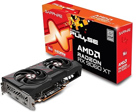 Sapphire Pulse AMD Radeon RX 9060 XT 16GB