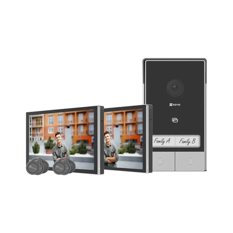 EZVIZ HP7 2-Family Kit 2K Video Doorphone System EZVIZ HP7 2-Family Kit 2K Video Doorphone System