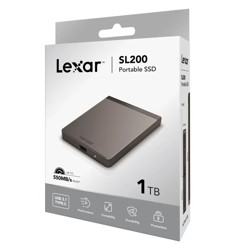 Lexar SL200 portable ssd 1tb-هارد خارجي