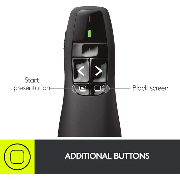 Logitech R400 Wireless Presenter Remote Control