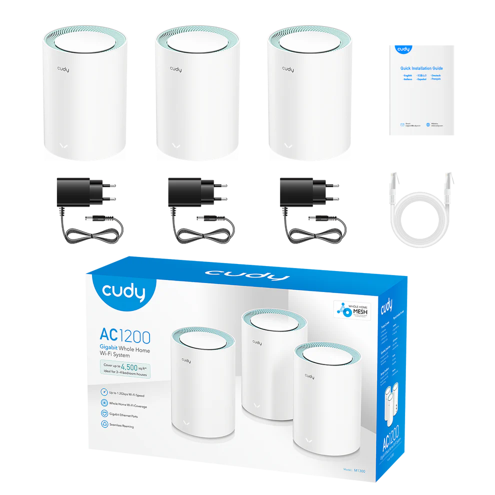 AC1200 Gigabit Mesh Wi-Fi (3-PACK) M1300