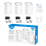 AX3000 2.5G Mesh Wi-Fi 6 System White M3000
