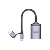 UNITEK R1018E 2-in-1 USB-C/A SD4.0 Card Reader