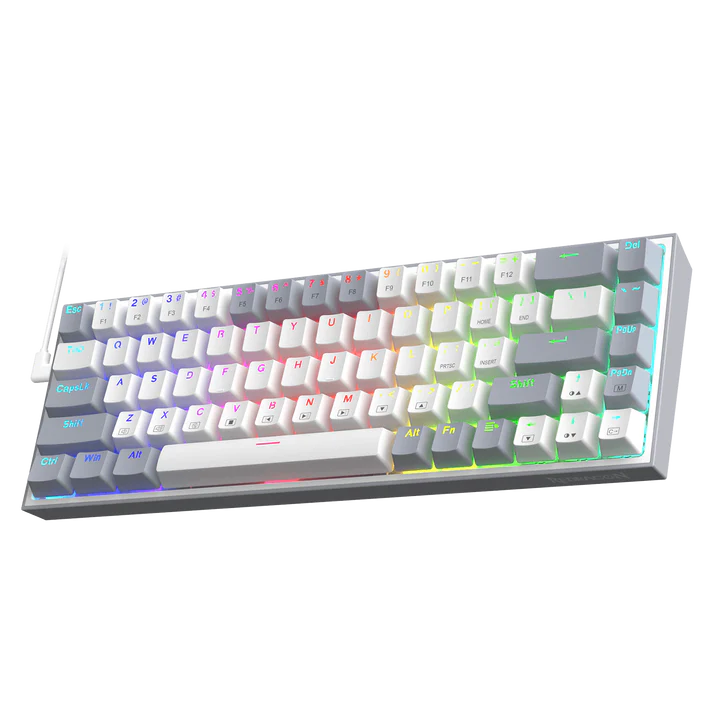 CASTOR K631 Grey 65% Wired RGB Gaming Keyboard