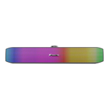 XTRIKE ME SK-605 Soundbar RGB Gaming Speaker USB2.0 Stereo sound bar – RGB Luminous -Volume Knob control – Wired USB Powered +3.5mm,for PC and Laptop, Home theatre | Black