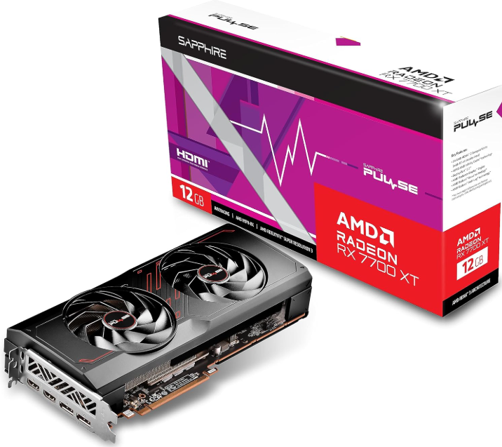 SAPPHIRE Pulse AMD Radeon RX 7700 XT Gaming