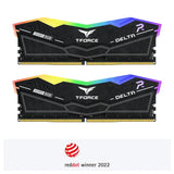 T-FORCE DELTA RGB DDR5 DESKTOP MEMORY WHITE 32G 16*2 5600MHZ CL40