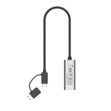 UNITEK U1313C Hybrid USB-C/ USB-A to 2.5G Gigabit Ethernet Adapter
