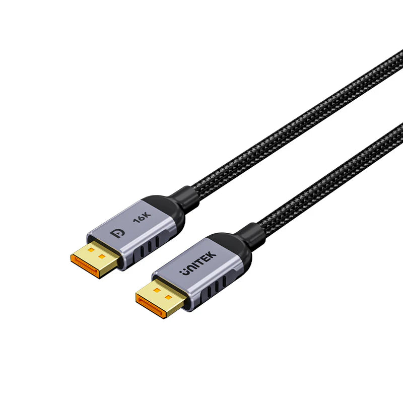 UNITEK C1626GY Gaming 8K@120Hz DisplayPort 2.1 Cable 1M