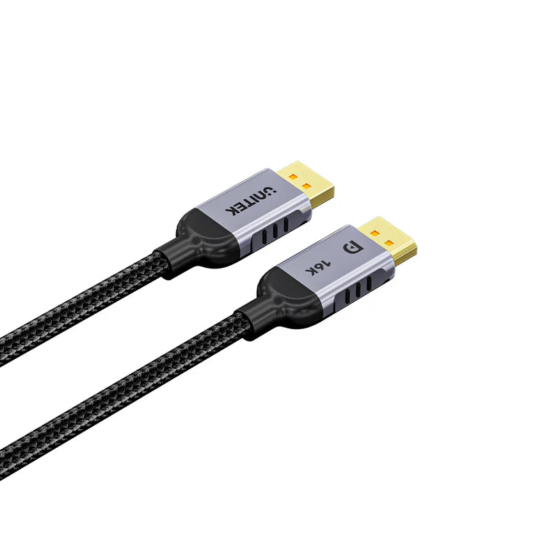 UNITEK C1626GY Gaming 8K@120Hz DisplayPort 2.1 Cable 1M
