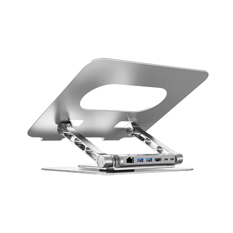 UNITEK D1109B Laptop Stand with Detachable USB-C Hub