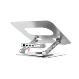 UNITEK D1109B Laptop Stand with Detachable USB-C Hub