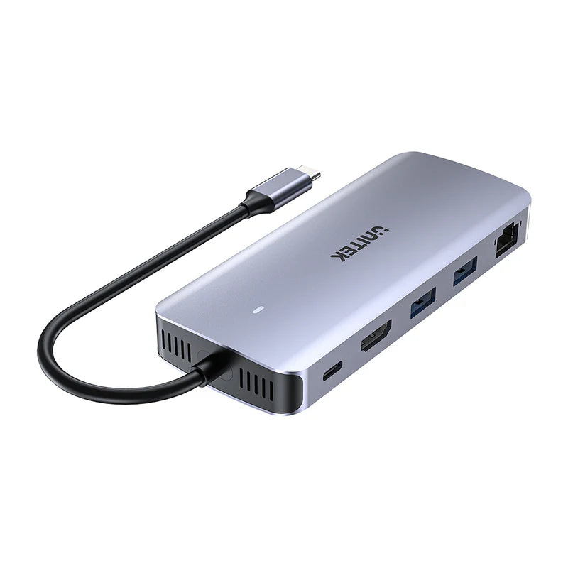 UNITEK D1120A 6-in-1 USB-C Hub with M.2 SSD Enclosure