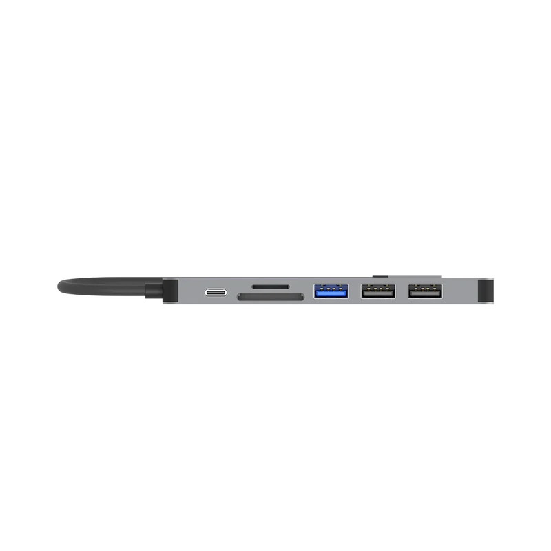 UNITEK H1118A uHUB S7+ 7-in-1 USB-C 5Gbps Hub with 4K HDMI and 100W Power Delivery