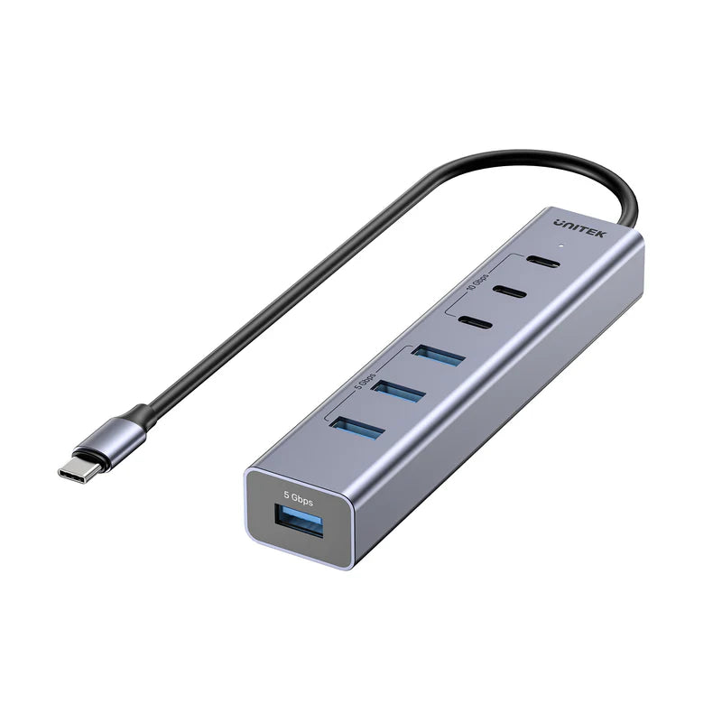 UNITEK H1335A uHUB S7+ 7-in-1 USB-C Hub With 3 USB-C 10Gbps Ports and 4 USB-A 5 Gbps Ports
