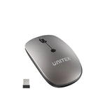 UNITEK SlimTrack Wireless Optical Mouse, 2.4GHz 1600 DPI Silent Click Ergonomic Design, USB Plug T060A