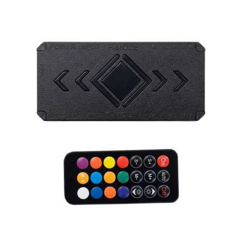 Huntkey Fan Controller Hub for PC Case, Multi-Port Cooling Fan Hub, Stable Power Distribution, Easy Installation, Compatible with ARGB & PWM Fans, Ideal for Gaming PC Builds