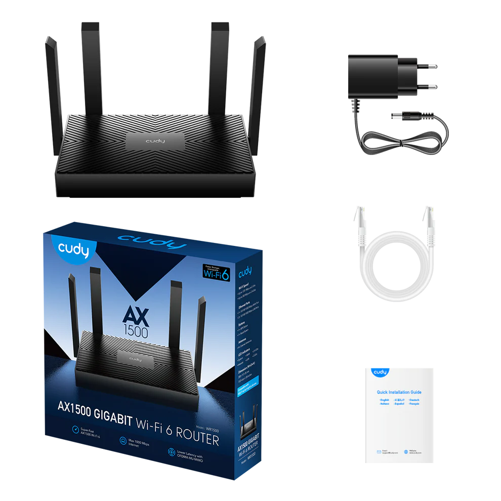 AX1500 Wi-Fi 6 Router WR1500