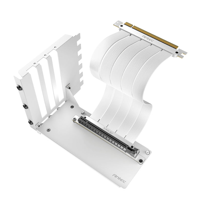 Antec 200mm GPU Riser Cable Kit PCIe 4.0 - White
