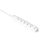 HUNTKEY DMA507 8-in-1 Universal Power Strip with 5/4/3 Outlets, 2 USB-A + 1 USB-C (12 W), Surge & Overload Protection – Max 2500 W/10 A/250 V