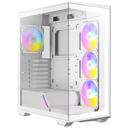 C3 WHITE RGB Gaming Case