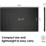 Huion Inspiroy H580X Graphic Drawing Tablet - 8 Programable Keys (203.2 x 127mm)