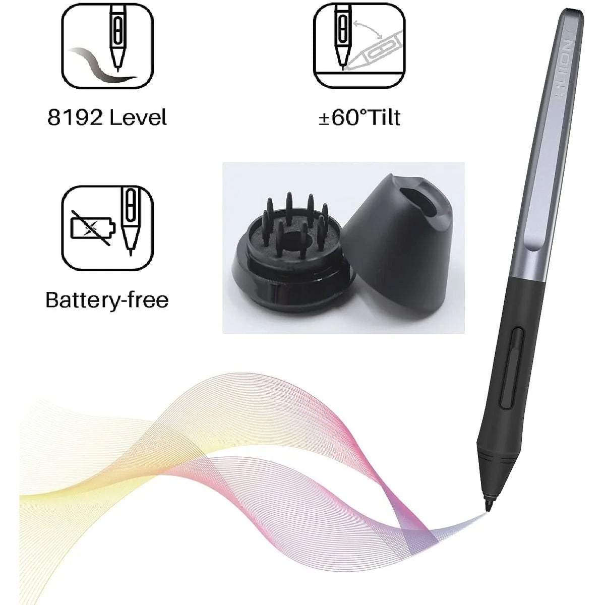 Huion Inspiroy H580X Graphic Drawing Tablet - 8 Programable Keys (203.2 x 127mm)
