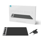HUION GRAPHIC TABLET Q630M Inspiroy Dial 2 Bluetooth Wireless Graphics Drawing Tablet with Dual Dials Battery-Free Stylus PW517 for Digital Art and Graphics Design, Compatible with Mac, Windows, Linux, Android