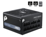 MSI PRO MAX 850P 850W 80 PLUS Platinum Fully Modular ATX 3.1 PCIe 5.1