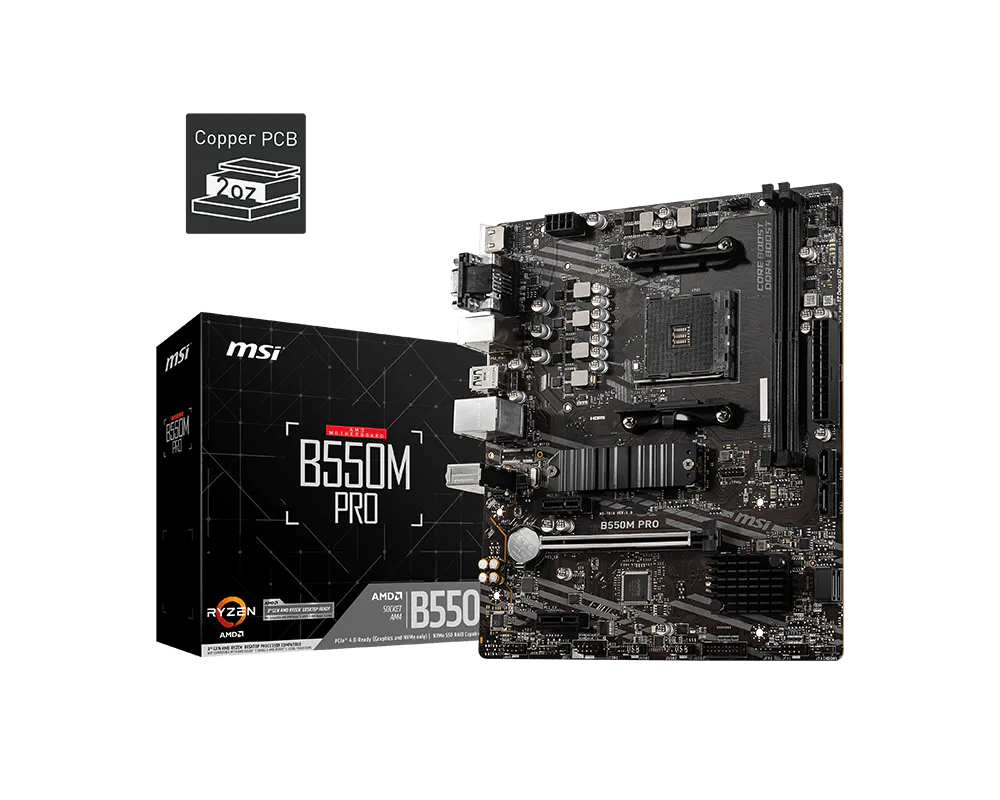 M.B MSI PRO B550M