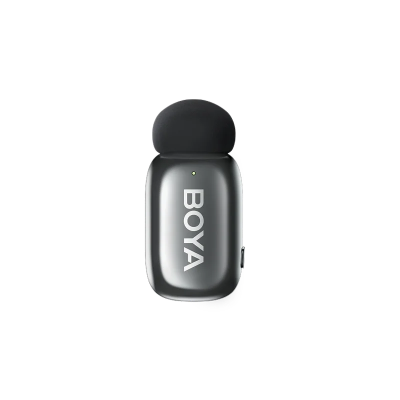 BOYA Mini 2 USB-C Wireless Lavalier Microphone Space Gray