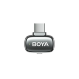 BOYA Mini 2 USB-C Wireless Lavalier Microphone Space Gray