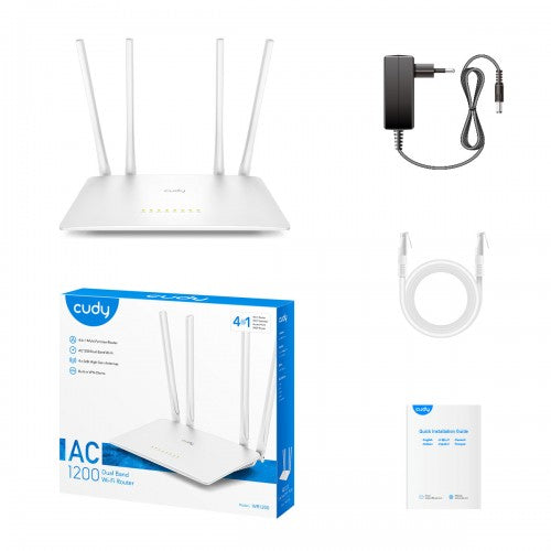 AC1200 Gigabit Wi-Fi Mesh Router, Model: WR1200